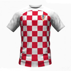 Kroatien 2023/2024 Hemma Fotbollströjor Kortärmad